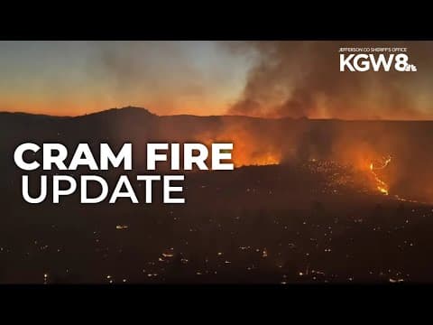 Cram Fire in central Oregon burns more than 28,000 acres