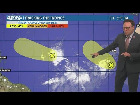 Tropical Update: Spots to watch one week from peak hurricane season