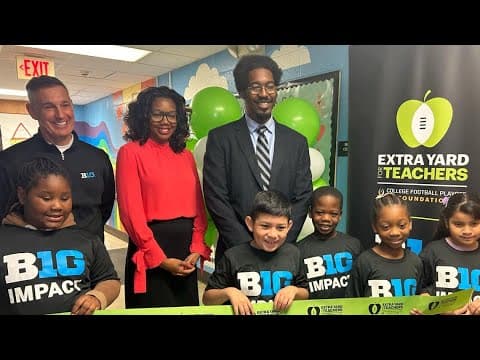 Big Ten surprises IPS School 106 with new media center