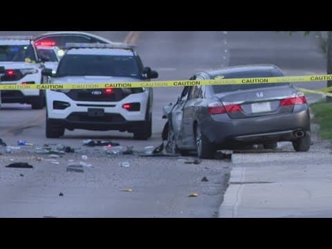 20-year-old, 18-year-old arrested after abandoned police chase crash injures 6 people