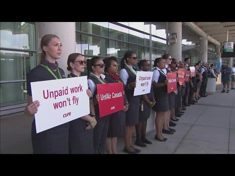 Air Canada flight attendants will strike
