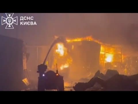 Russia hammers Kyiv in largest missile and drone barrage since war in Ukraine began