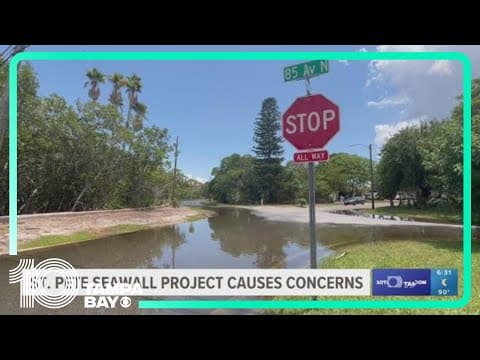 St. Pete seawall project raising concerns