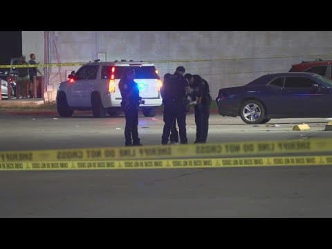 Gunfire erupts during child exchange in N. Harris County | Suspect on the run