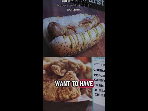 Ball Arena Exec: People want smaller portions