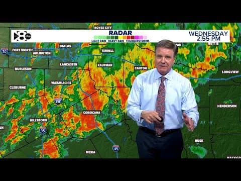 DFW weather: Tracking rain, flooding in North Texas on Wednesday