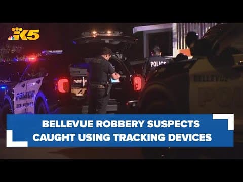 Bellevue pot shop robbery suspects tracked to Kent with tracking device