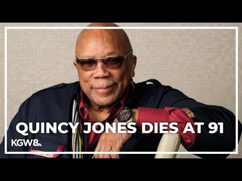 Music producer Quincy Jones dies