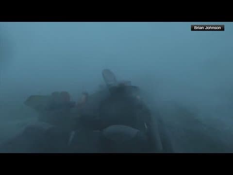 Video shows two men and dog ride out tornado off Chambers County coast