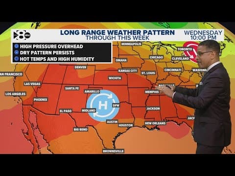 DFW Weather: Temperatures heat up in North Texas, feels like triple digits