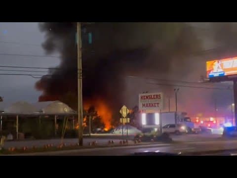 2 dead after private plane traveling from Columbus crashes into Marietta car dealership