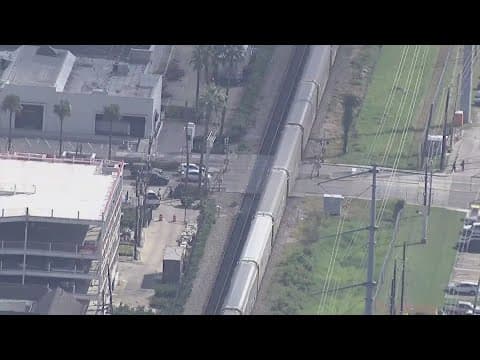 Stuck train that blocked major intersections near West Loop for hours finally moving