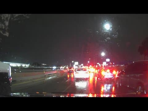 Traffic closures in North Texas after heavy rain