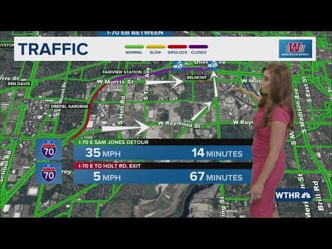 1 dead in I-70 crash on Indy's west side