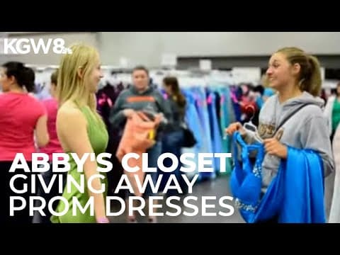 Abby's Closet giving away prom dresses at Oregon Convention Center
