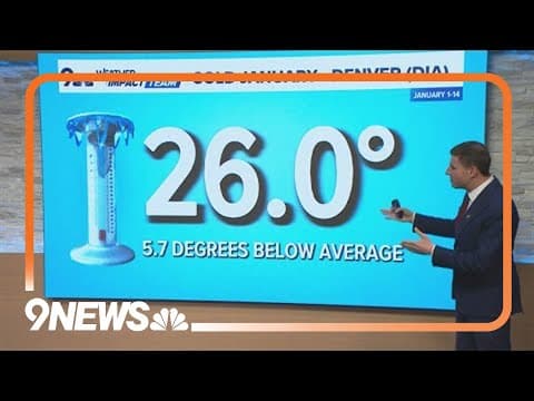 Cold snap coming to Denver is not unusual during this time of year