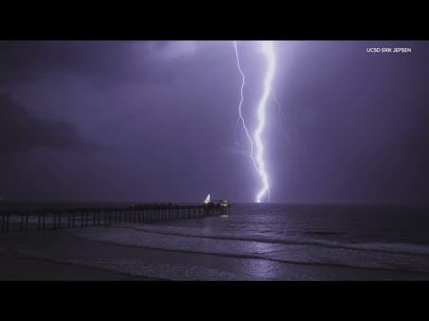 San Diego storms hit overnight with more thunderstorms expected through Friday