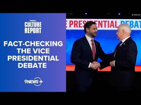 Vice presidential debate, Middle East update, Hispanic Heritage Month and more | The Culture Report