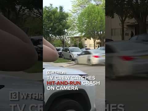 TV crew catches hit-and-run crash during interview on camera