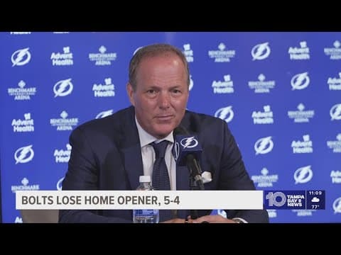 Tampa Bay Lightning lose home opener against Ottawa Senators