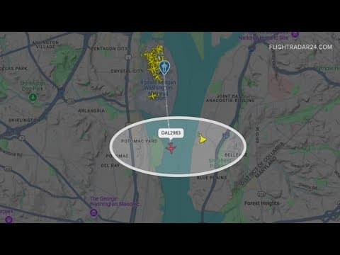 Delta flight has close call with Air Force jet near Reagan National Airport