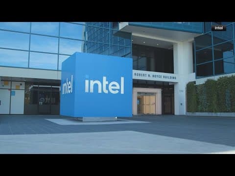 Trump says Intel agreed to give US a 10% stake in its company