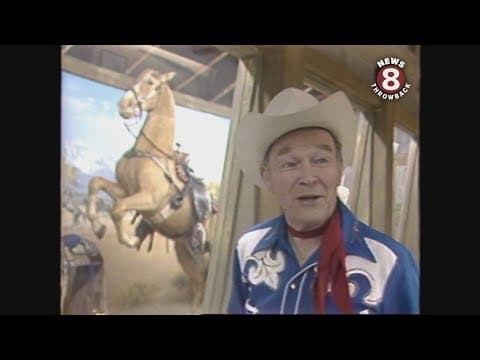 CBS 8 visits Roy Rogers in 1987