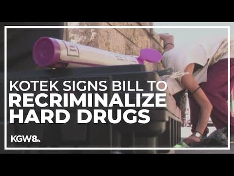 Kotek signs Measure 110 partial rollback