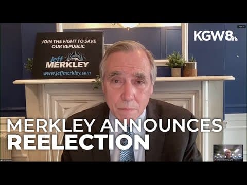 US Sen. Jeff Merkley will run for fourth term in Oregon