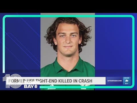 USF football player Teigan Martin dies in car crash in Minnesota