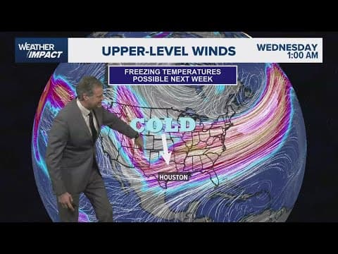 Another freeze heading for Houston next week