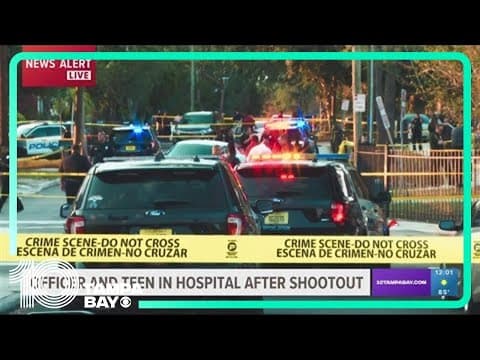 13-year-old shot multiple times after shootout with officer in Polk County