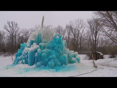 Veal's Ice Tree taking shape for another winter season