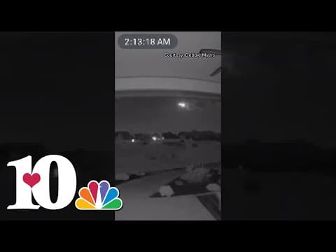 Camera catches passing light in Maryville 🌠