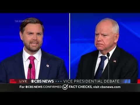 Vance and Walz face-off on abortion and guns in civil vice presidential debate