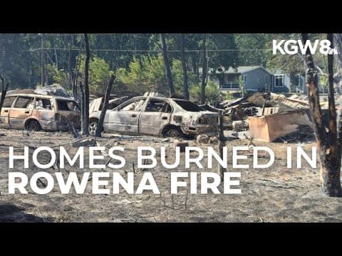 Rowena Fire destroys 20 homes, grows near The Dalles