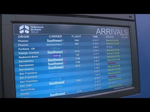 Government shutdown delays flights, strains air traffic control nationwide