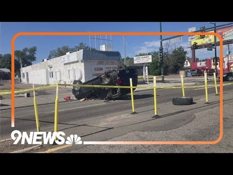 Police say carjacked SUV caused 2-car rollover crash