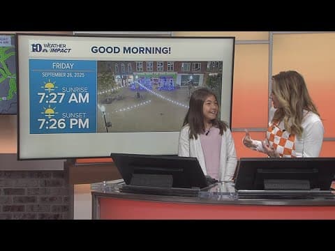 Meet our mini meteorologist, Chloe!