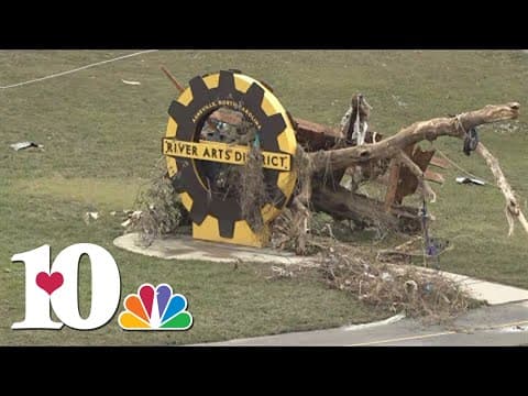 Businesses in the River Arts District in Asheville, NC see heavy damage