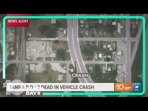 Police investigate crash that left 2 people dead in Tampa