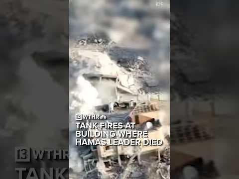 Israeli tank fires at building where Hamas leader was found dead | Via:CNN