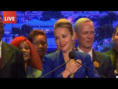 New Orleans Mayor-Elect Helena Moreno and Urban League President Marc Morial hold press conference