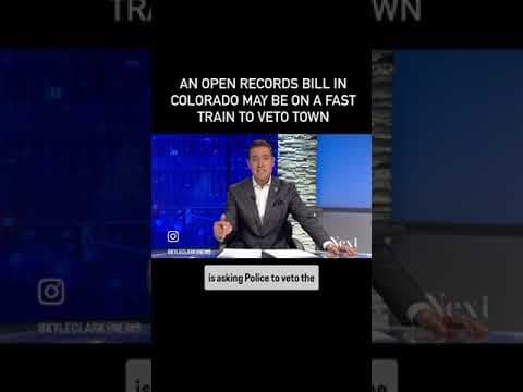 Open Records Bill May be Vetoed in Colorado