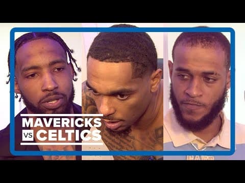 NBA Finals: Mavericks players Derrick Jones Jr., P.J. Washington and Daniel Gafford talk Game 3 loss
