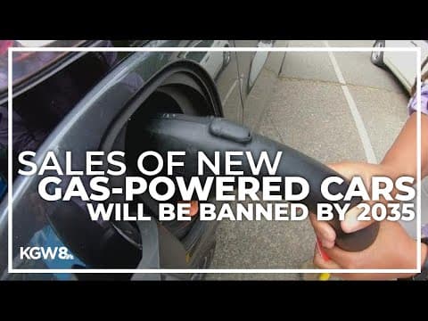 Oregon to ban sales of new gas-powered vehicles by 2035