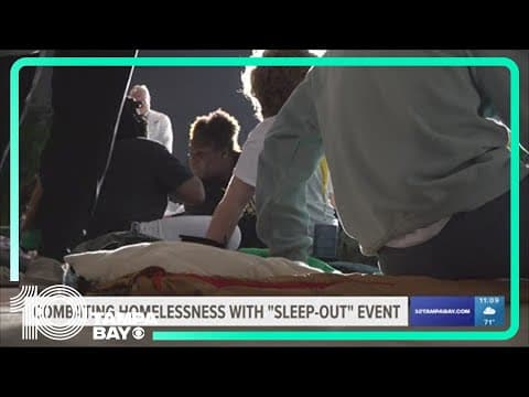 Hillsborough County teens bring awareness to youth homelessness with 'sleep-out' event