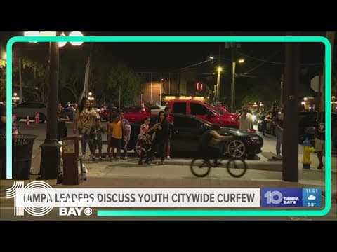 Tampa police, community discuss proposed curfew for kids under 16