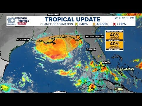 Weather Watchers: Tracking tropical system in Gulf bringing rain to Tampa Bay area