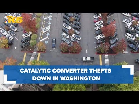 Catalytic converter thefts down in Washington, but repair costs still high for unlucky victims